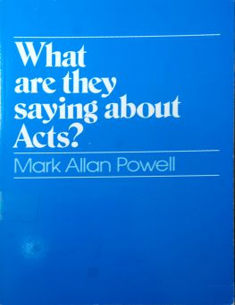 WHAT ARE THEY SAYING ABOUT ACTS?